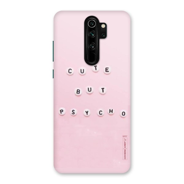 Cute But Psycho Back Case for Redmi Note 8 Pro