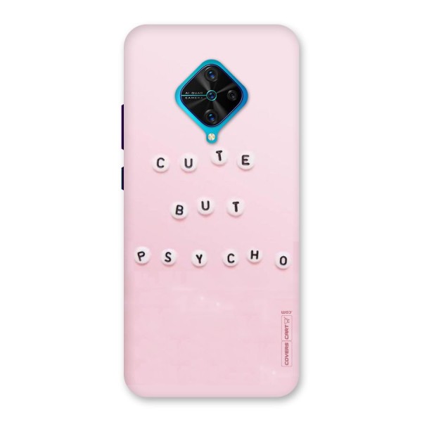 Cute But Psycho Back Case for Vivo S1 Pro