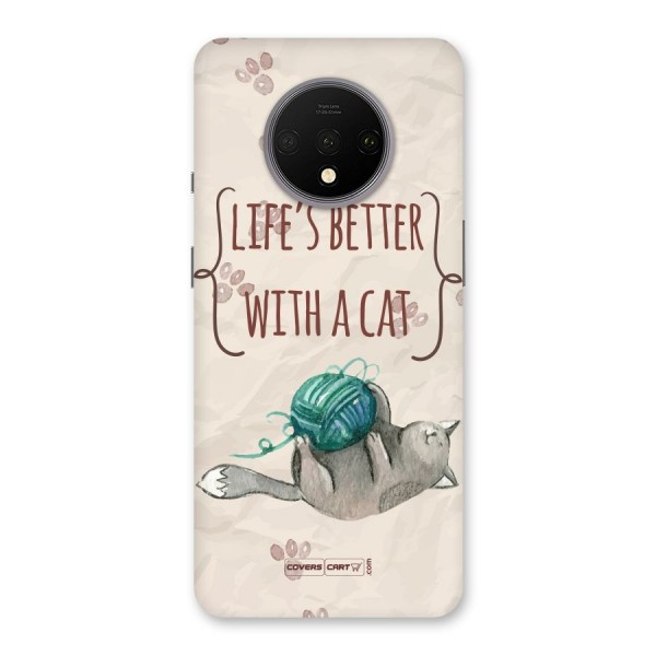 Cute Cat Back Case for OnePlus 7T