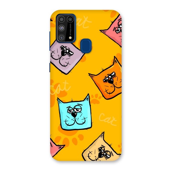 Cute Cat Pattern Back Case for Galaxy M31