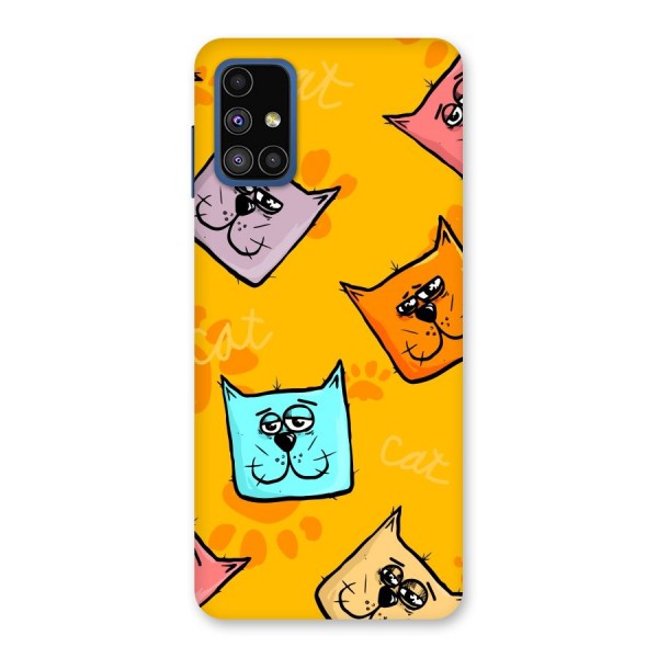 Cute Cat Pattern Back Case for Galaxy M51