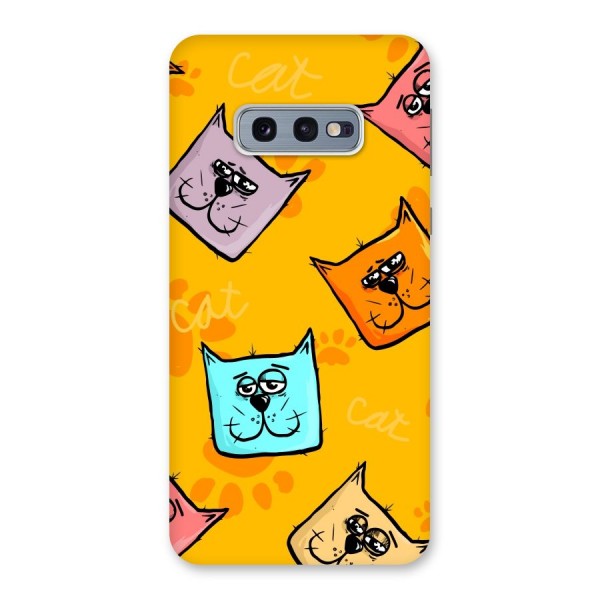 Cute Cat Pattern Back Case for Galaxy S10e