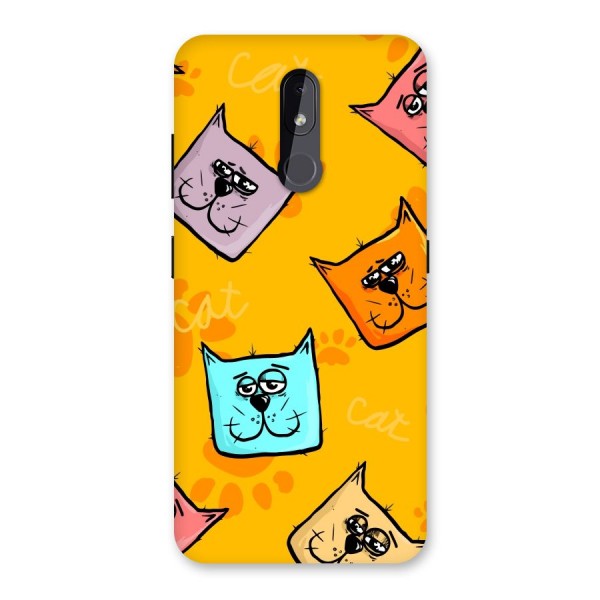 Cute Cat Pattern Back Case for Nokia 3.2