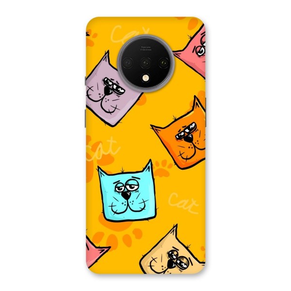 Cute Cat Pattern Back Case for OnePlus 7T