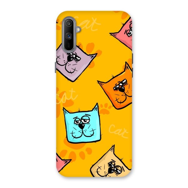 Cute Cat Pattern Back Case for Realme C3