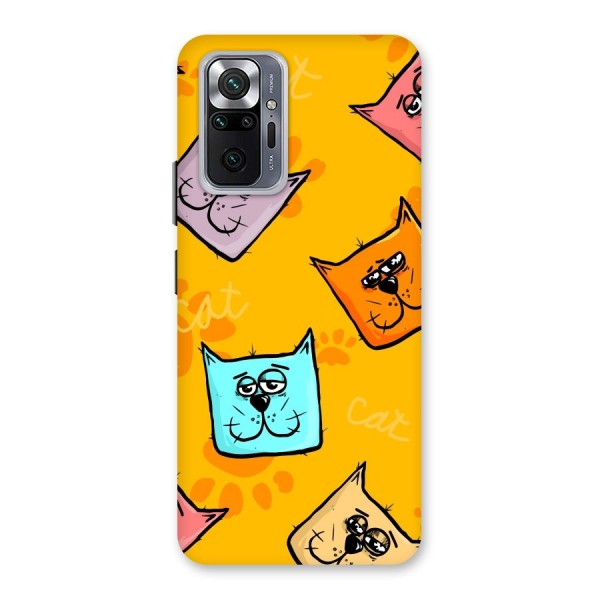 Cute Cat Pattern Back Case for Redmi Note 10 Pro