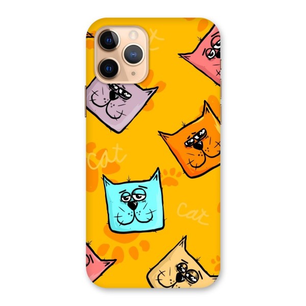 Cute Cat Pattern Back Case for iPhone 11 Pro