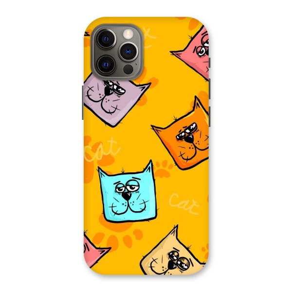 Cute Cat Pattern Back Case for iPhone 12 Pro