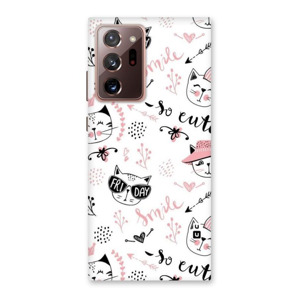 Cute Cat Swag Back Case for Galaxy Note 20 Ultra