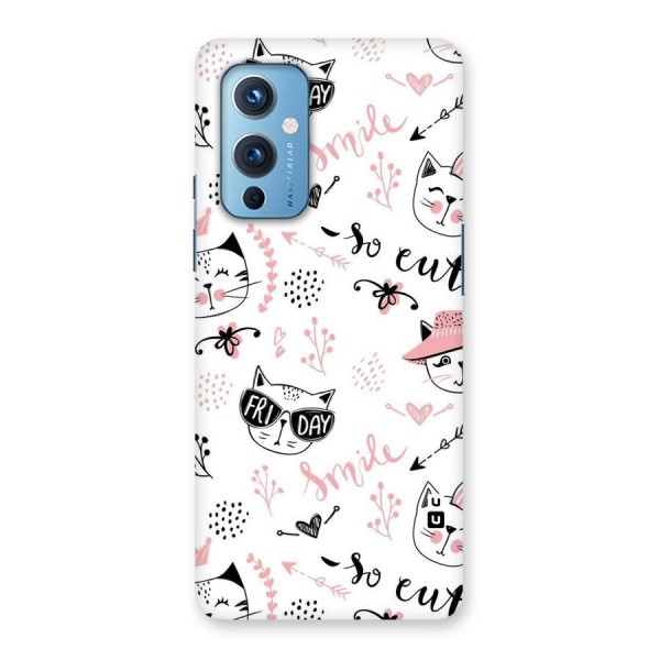Cute Cat Swag Back Case for OnePlus 9