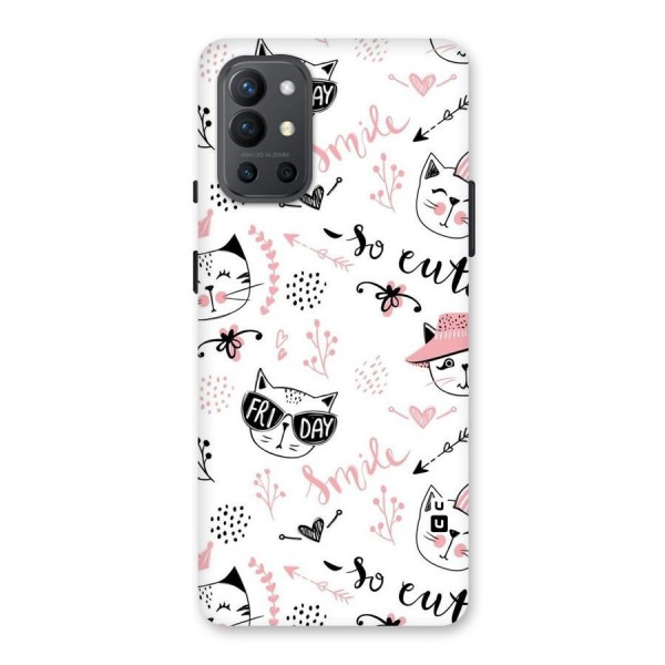 Cute Cat Swag Back Case for OnePlus 9R