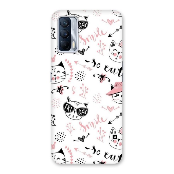 Cute Cat Swag Back Case for Realme X7