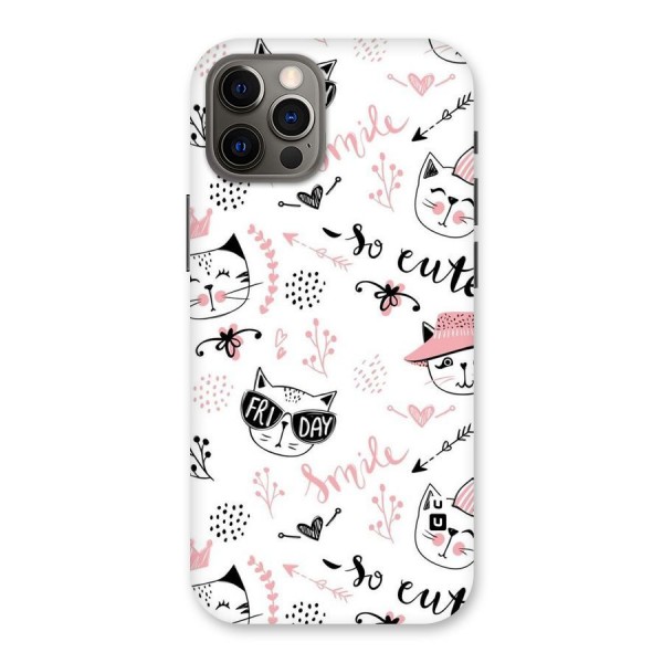 Cute Cat Swag Back Case for iPhone 12 Pro