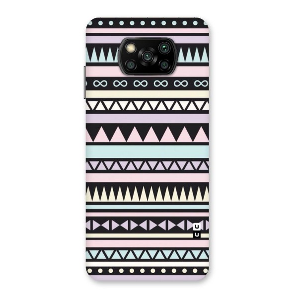 Cute Chev Pattern Back Case for Poco X3