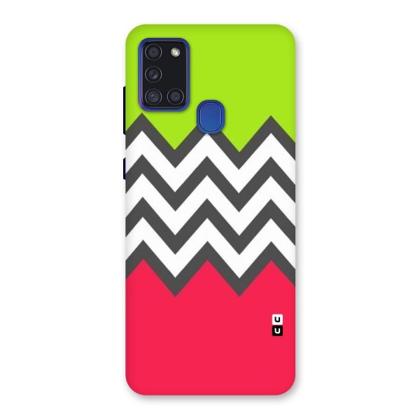 Cute Chevron Back Case for Galaxy A21s