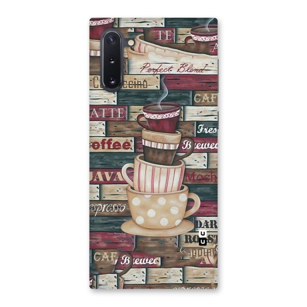 Cute Coffee Cups Back Case for Galaxy Note 10