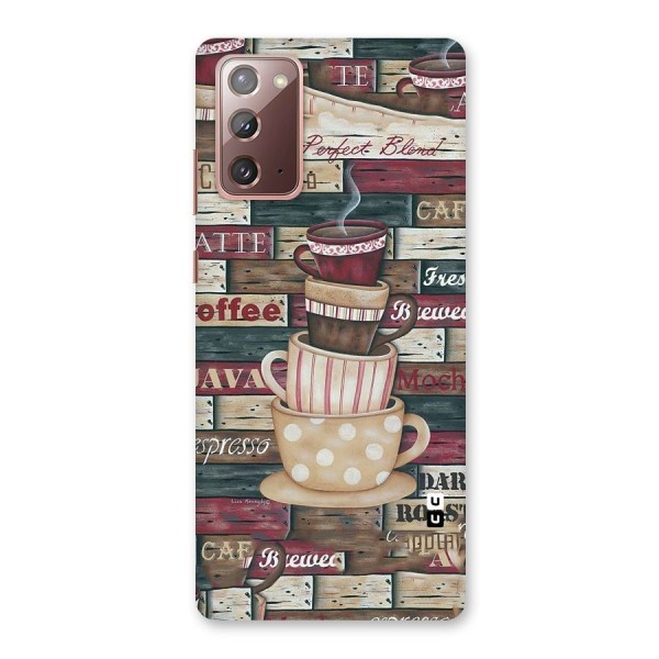 Cute Coffee Cups Back Case for Galaxy Note 20