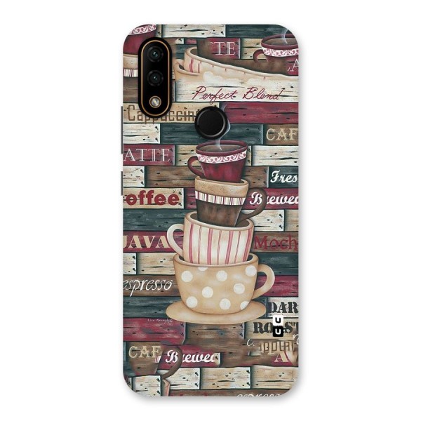 Cute Coffee Cups Back Case for Lenovo A6 Note
