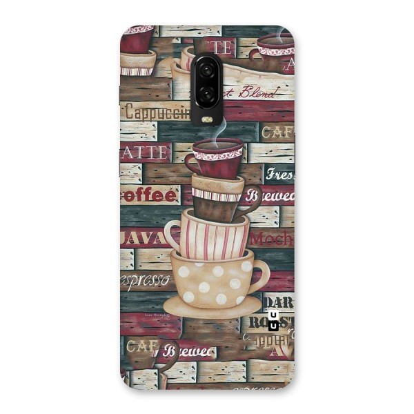 Cute Coffee Cups Back Case for OnePlus 6T