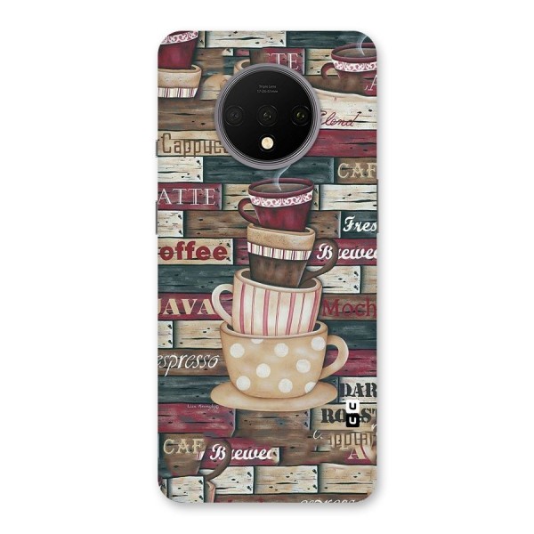 Cute Coffee Cups Back Case for OnePlus 7T