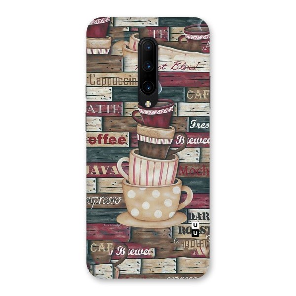 Cute Coffee Cups Back Case for OnePlus 7 Pro