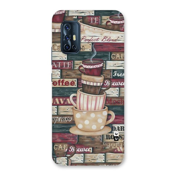 Cute Coffee Cups Back Case for Vivo V17