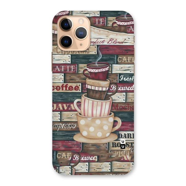 Cute Coffee Cups Back Case for iPhone 11 Pro