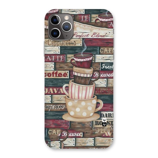 Cute Coffee Cups Back Case for iPhone 11 Pro Max