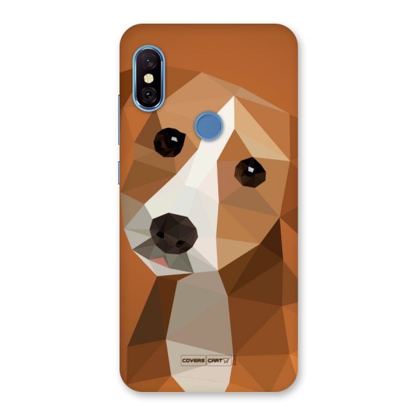 Cute Dog Back Case for Redmi Note 6 Pro
