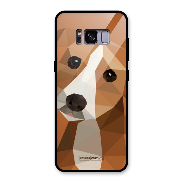 Cute Dog Glass Back Case for Galaxy S8