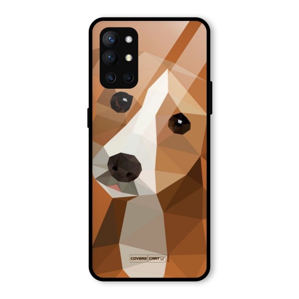 Cute Dog Glass Back Case for OnePlus 9R
