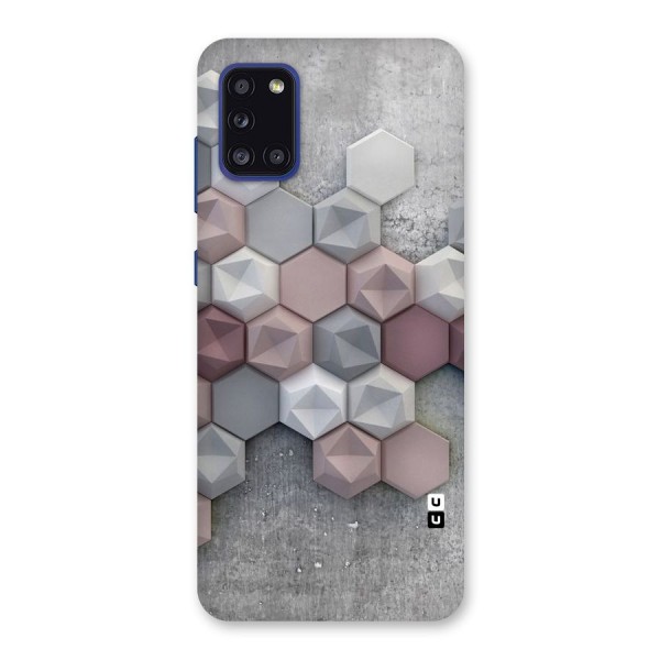 Cute Hexagonal Pattern Back Case for Galaxy A31