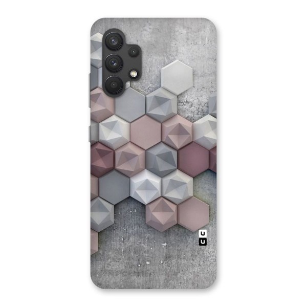 Cute Hexagonal Pattern Back Case for Galaxy A32