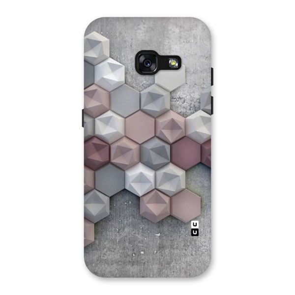 Cute Hexagonal Pattern Back Case for Galaxy A3 (2017)