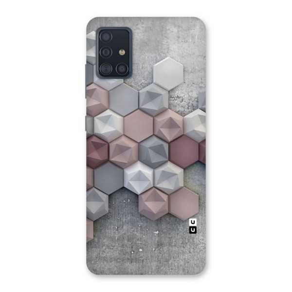 Cute Hexagonal Pattern Back Case for Galaxy A51