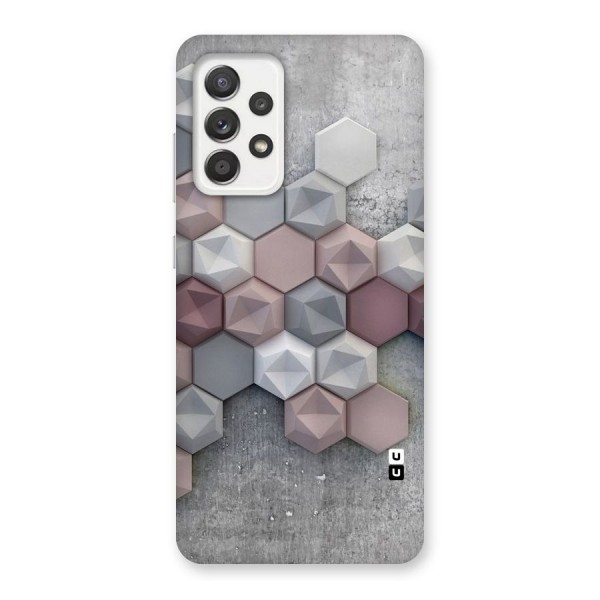 Cute Hexagonal Pattern Back Case for Galaxy A52