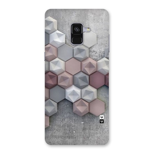 Cute Hexagonal Pattern Back Case for Galaxy A8 Plus