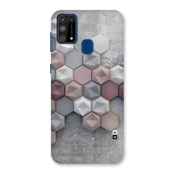 Cute Hexagonal Pattern Back Case for Galaxy F41