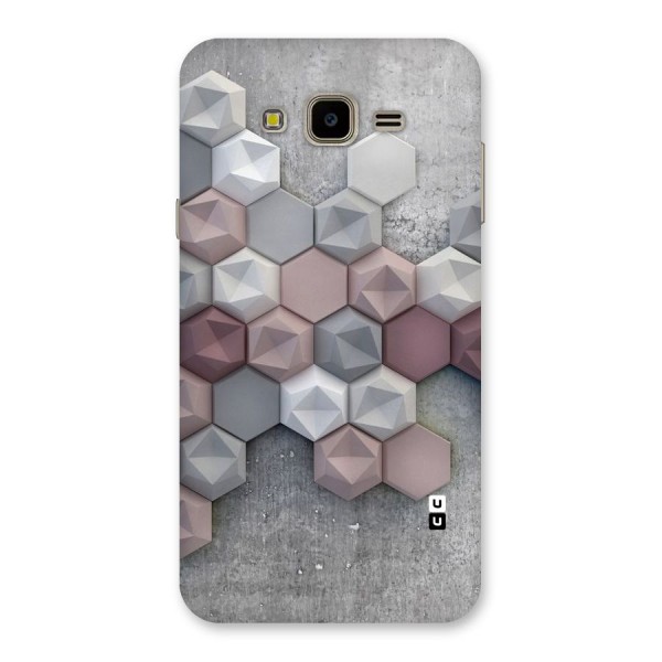 Cute Hexagonal Pattern Back Case for Galaxy J7 Nxt