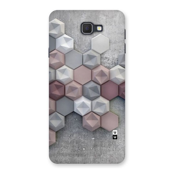 Cute Hexagonal Pattern Back Case for Galaxy On7 2016