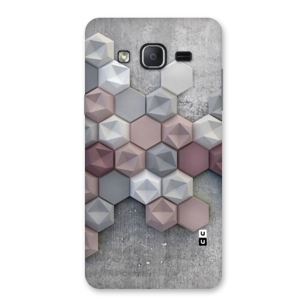Cute Hexagonal Pattern Back Case for Galaxy On7 Pro