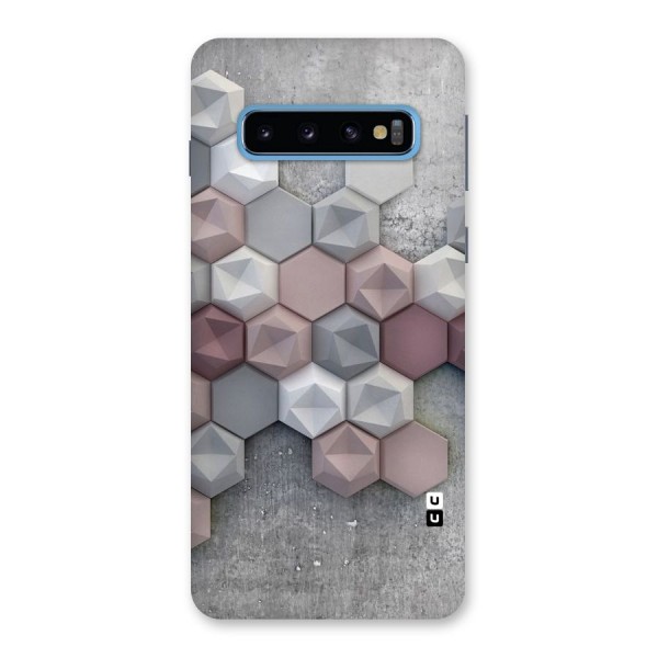Cute Hexagonal Pattern Back Case for Galaxy S10