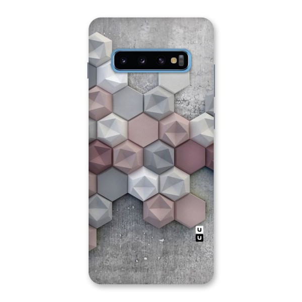 Cute Hexagonal Pattern Back Case for Galaxy S10 Plus