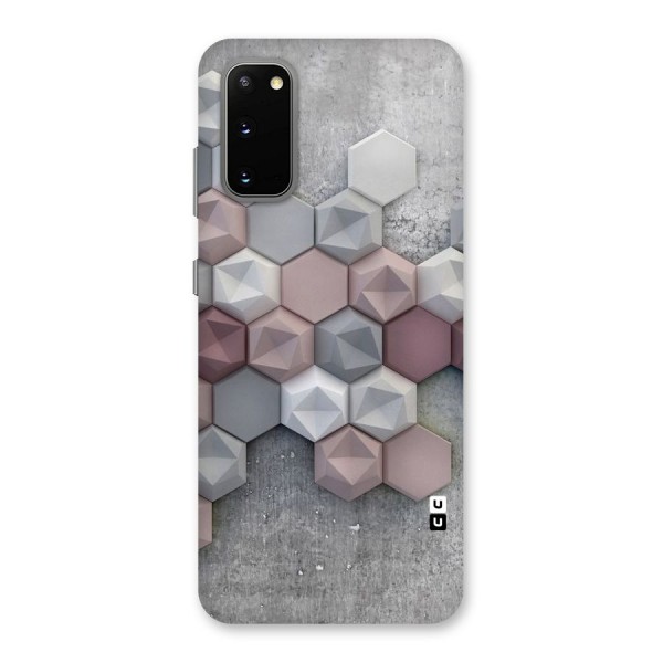 Cute Hexagonal Pattern Back Case for Galaxy S20