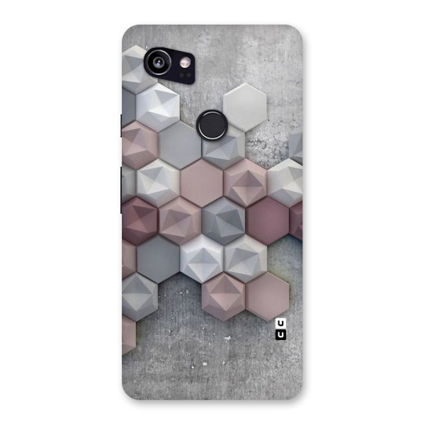 Cute Hexagonal Pattern Back Case for Google Pixel 2 XL