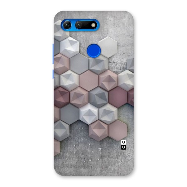 Cute Hexagonal Pattern Back Case for Honor View 20