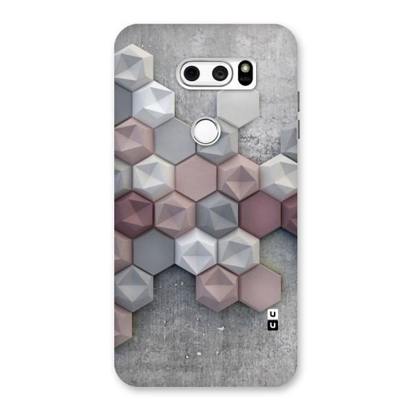 Cute Hexagonal Pattern Back Case for LG V30