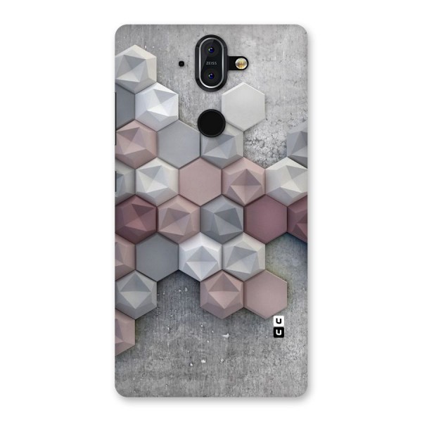 Cute Hexagonal Pattern Back Case for Nokia 8 Sirocco