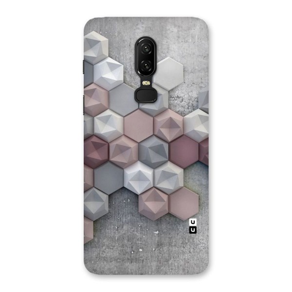 Cute Hexagonal Pattern Back Case for OnePlus 6
