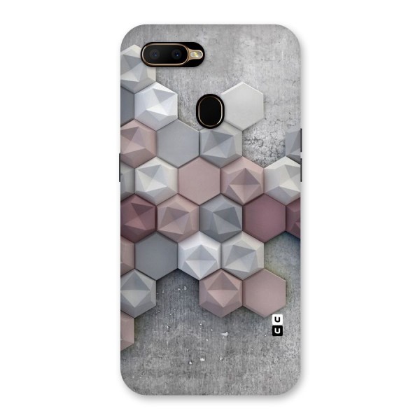 Cute Hexagonal Pattern Back Case for Oppo A5s